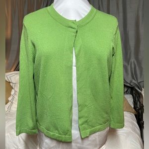 Shamrock green one snap cardigan from Jones New York Dress